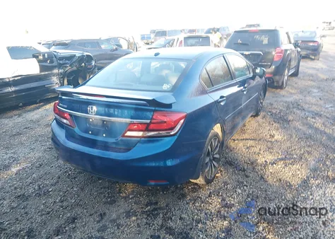 2015 Honda Civic Ex-L from USA, damaged, VIN 2HGFB2F91FH504861